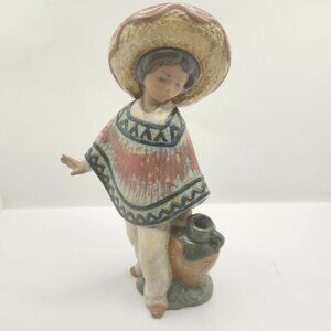 Vintage Lladro "Pedro with Jug" By Artist Jose Puche - #01012141